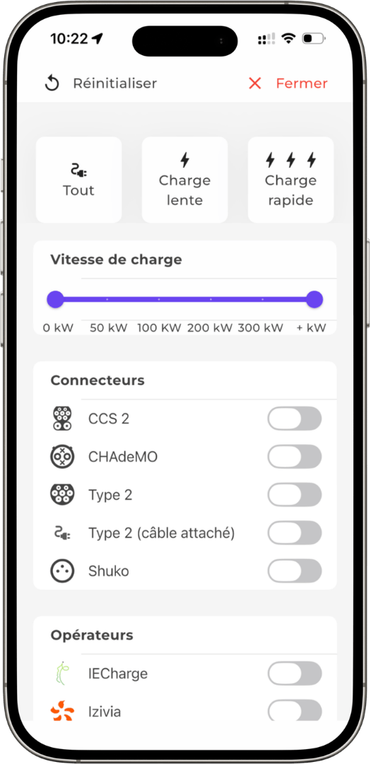 Simplify your charger search